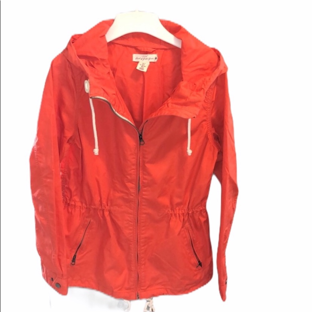 H&M squall jacket w/ hood and cinchable waist